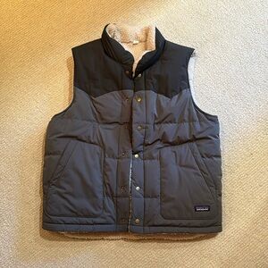 Patagonia Men’s Reversible Bivy Down Vest Large New
